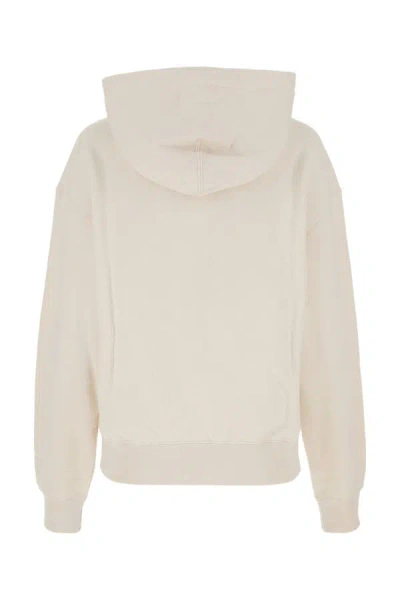 Jil Sander Cotton Hooded Sweatshirt In Neutral