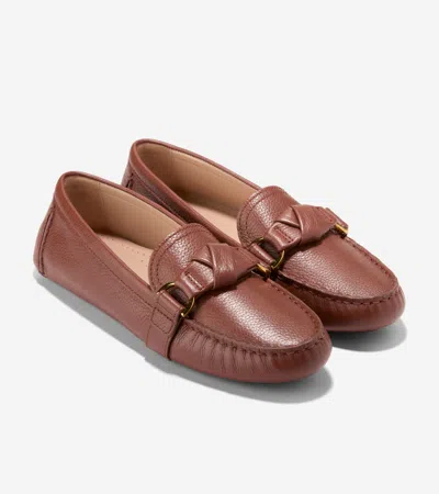 Cole Haan Emmie Knot Drivers In Brown