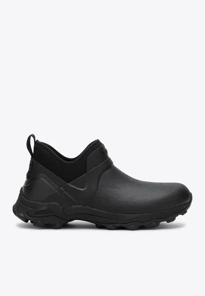 Givenchy Bogs Chelsea Boots In Rubber And Neoprene In Black