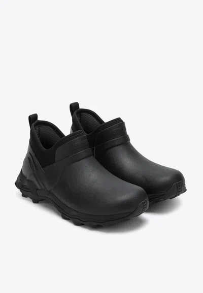 Givenchy Bogs Chelsea Boots In Rubber And Neoprene In Black