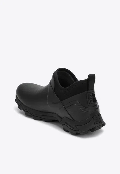Givenchy Bogs Chelsea Boots In Rubber And Neoprene In Black
