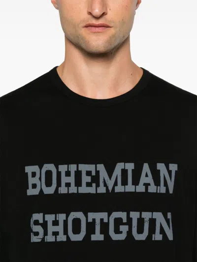 Yohji Yamamoto Text-print T-shirt In Black