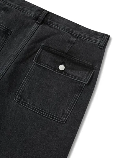 Studio Tomboy Patch-pocket Jeans In Grey