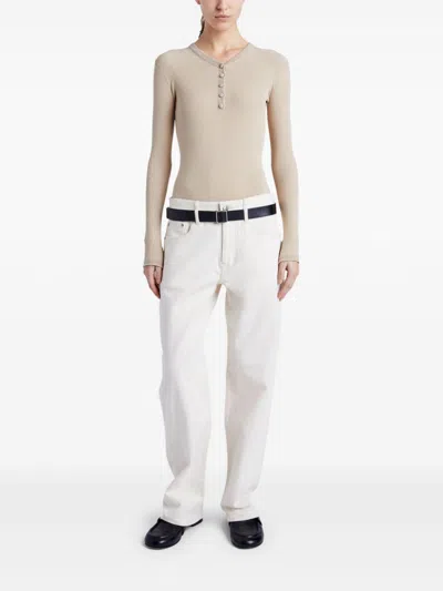 Proenza Schouler White Label Isla Knitted Top In Neutrals