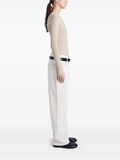Proenza Schouler White Label Isla Knitted Top In Neutrals