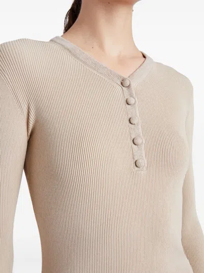 Proenza Schouler White Label Isla Knitted Top In Neutrals