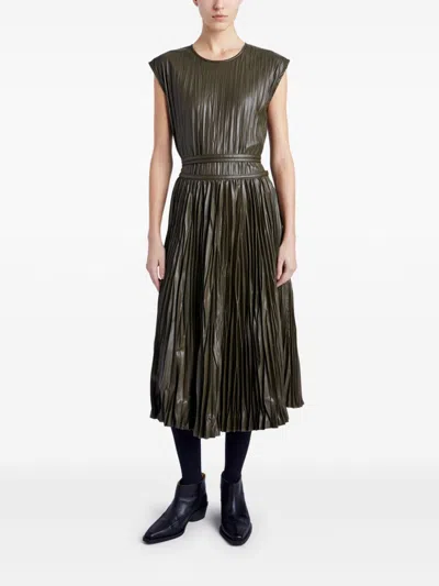 Proenza Schouler White Label Rosalyn Skirt In Green