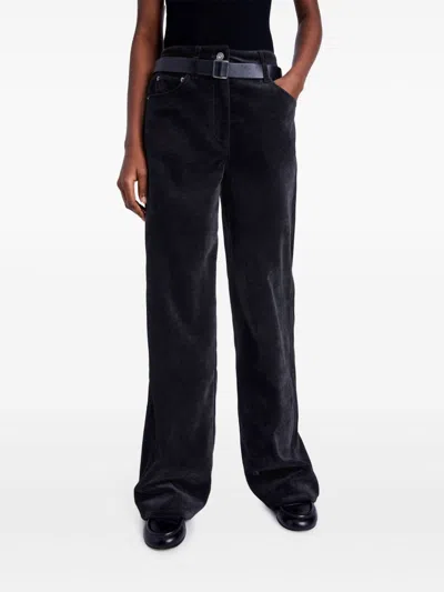 Shop Proenza Schouler White Label Donovan Trousers In Black