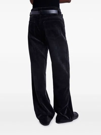 Shop Proenza Schouler White Label Donovan Trousers In Black