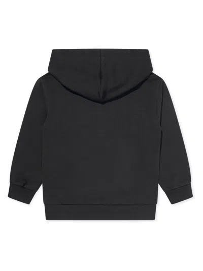 Roberto Cavalli Logo-embroidered Hoodie In Black
