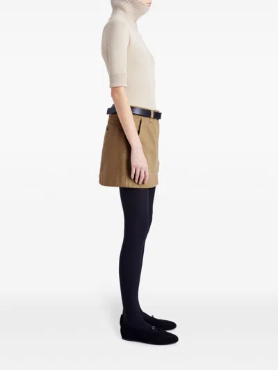 Proenza Schouler White Label Silas Miniskirt In Neutrals