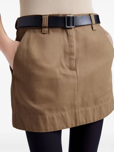 Proenza Schouler White Label Silas Miniskirt In Neutrals