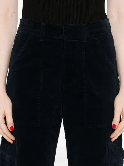 Citizen Of Humanity Citizens Of Humanity Marcelle Stretch-corduroy Cargo Trousers In Blue