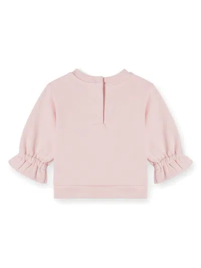 Missoni Raised-logo Sweatshirt In Pink