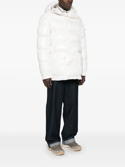 Moncler White Chiablese Short Puffer Jacket In White