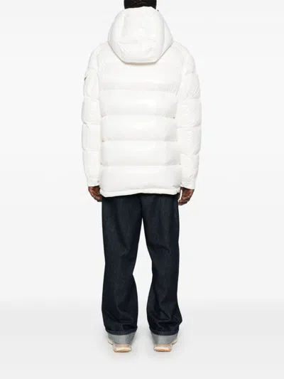 Moncler White Chiablese Short Puffer Jacket In White