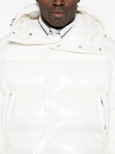 Moncler White Chiablese Short Puffer Jacket In White