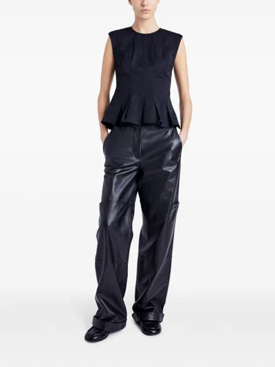 Proenza Schouler White Label Felix Top In Black