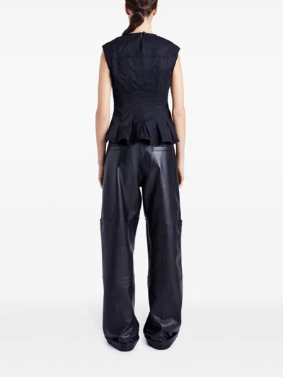 Proenza Schouler White Label Felix Top In Black