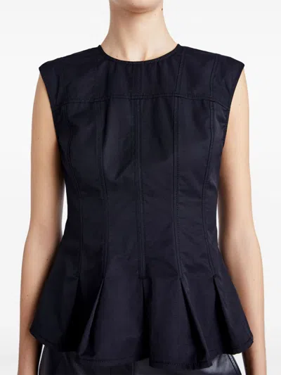 Proenza Schouler White Label Felix Top In Black