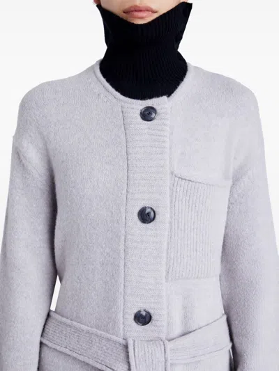 Proenza Schouler White Label Lenora Coat In Grey