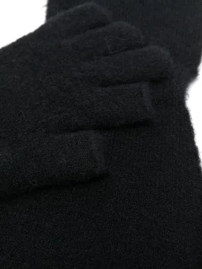 Shop Rick Owens Runway Gloves In Black