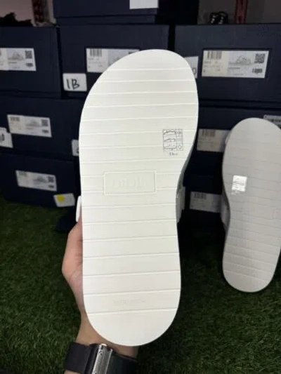 Pre-owned Dior Size 42 (us 9) -  Alpha Sandal Slides ‘ White ' | Brand