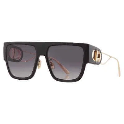 Pre-owned Dior Smoke Browline Ladies Sunglasses 30montaigne S3u Cd40036u 01a 58 In Gray