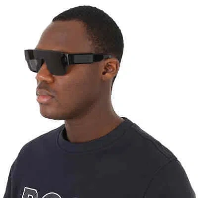 Pre-owned Dior Dark Grey Shield Men's Sunglasses Dm40034i 01a 00 Dm40034i 01a 00 In Gray