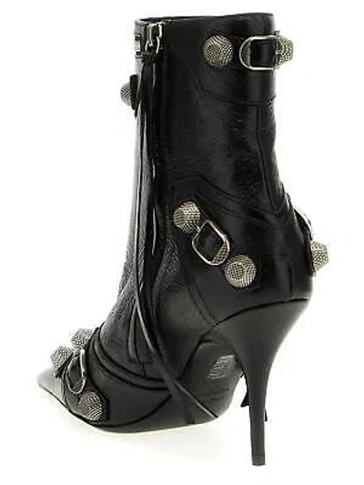 Pre-owned Balenciaga 'cagole' Ankle Boots In Black