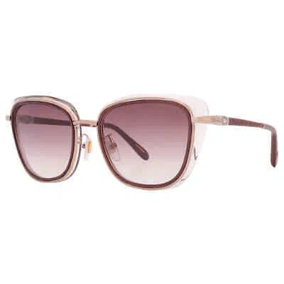Pre-owned Chopard Violet Gradient Butterfly Ladies Sunglasses Schd40s 08fe 56 In Purple