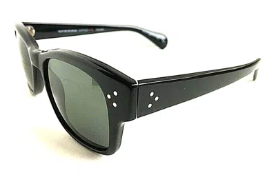 Pre-owned Oliver Peoples Polarized  Jannsson 51mm Black Men's Sunglasses