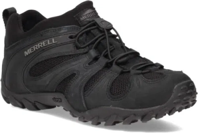 Pre-owned Merrell Men's Comfortable Lightweight Waterproof Mesh-upper Cham 8 Tactical... In Black