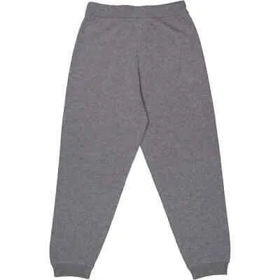 Pre-owned Moncler Ladies Medium Grey Wool And Cashmere Knitted Track Pants In Gray