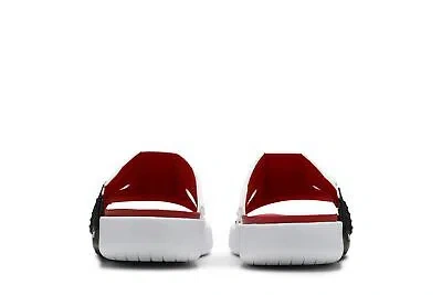 Pre-owned Jordan Air   Hydro 8 Retro Slide 'white Black Fire' Cz3607-100 In White/black/fire