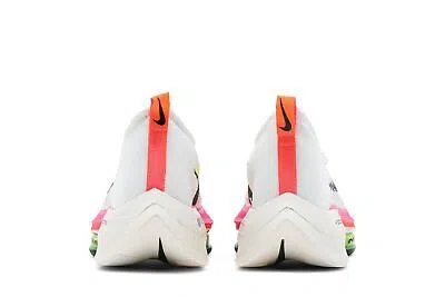 Pre-owned Nike Wmns Air Zoom Alphafly Next% Flyknit 'rawdacious' Dj5456-100 In White/black/black/black