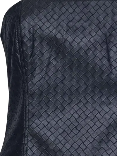 Rotate Birger Christensen Braided Midi Dress In Black
