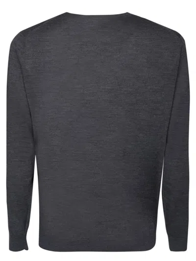 Dell'oglio Virgin Wool Pullover In Grey