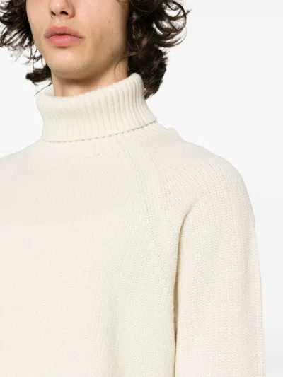 Ten C Dolcevita Turtleneck Sweater For Every Occasion In White