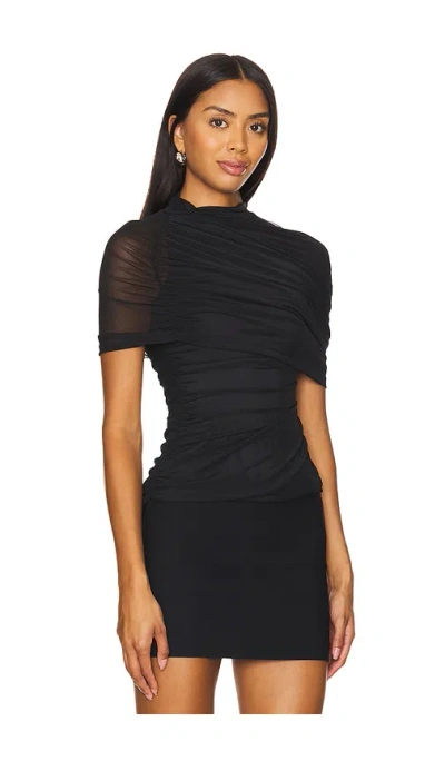 Amanda Uprichard X Revolve Evianna Top In Black