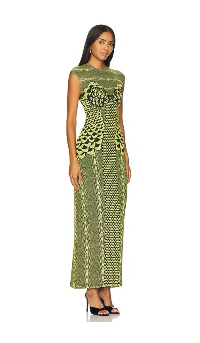 Afrm Cody Maxi Dress In Green