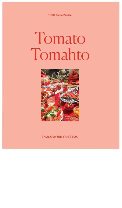 Piecework Tomato Tomahto 1,000 Piece Puzzle In Coral