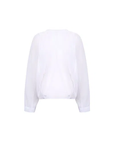 Takaturna Star White Mesh Jacket In White