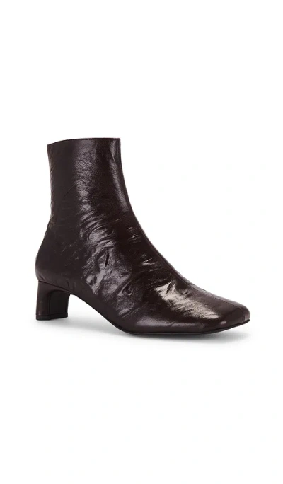Jeffrey Campbell Outwest Square Toe Boot In Brown