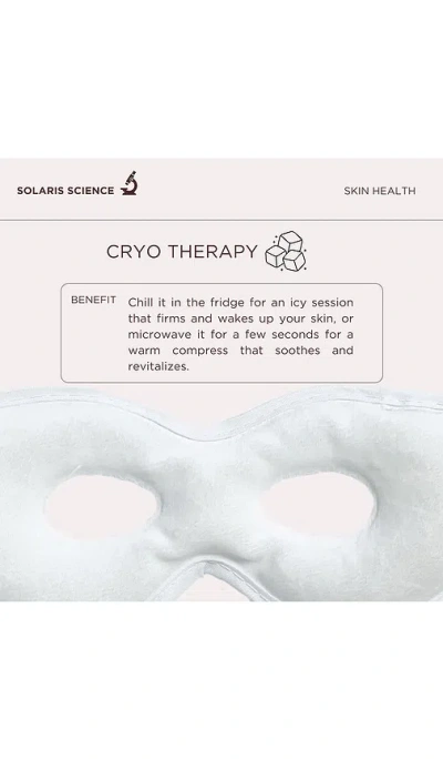 Solaris Laboratories Ny White Cryo Eye Mask In Beauty: Na