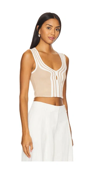 Sovere / Swell Knit Top In Tan
