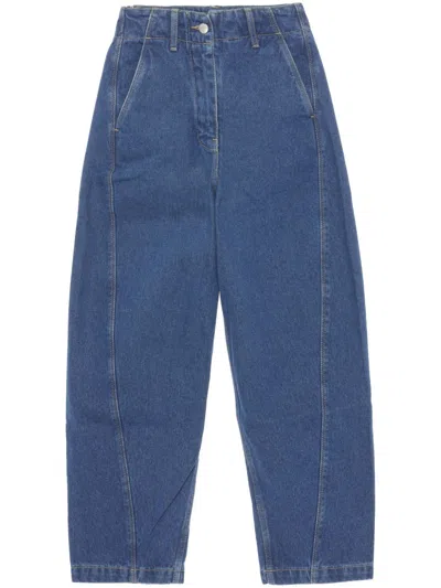 Studio Nicholson Akerman Wide-leg Jeans In 蓝色