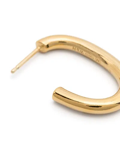 Wouters & Hendrix Les Eternelles Hoop Earrings In 金色