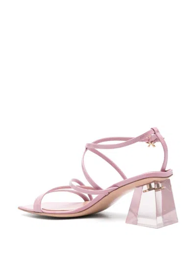 Shop Gianvito Rossi 60mm Plever Sandals In 粉色