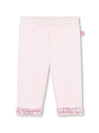 Billieblush Sequin-embellished Track Pants In 粉色